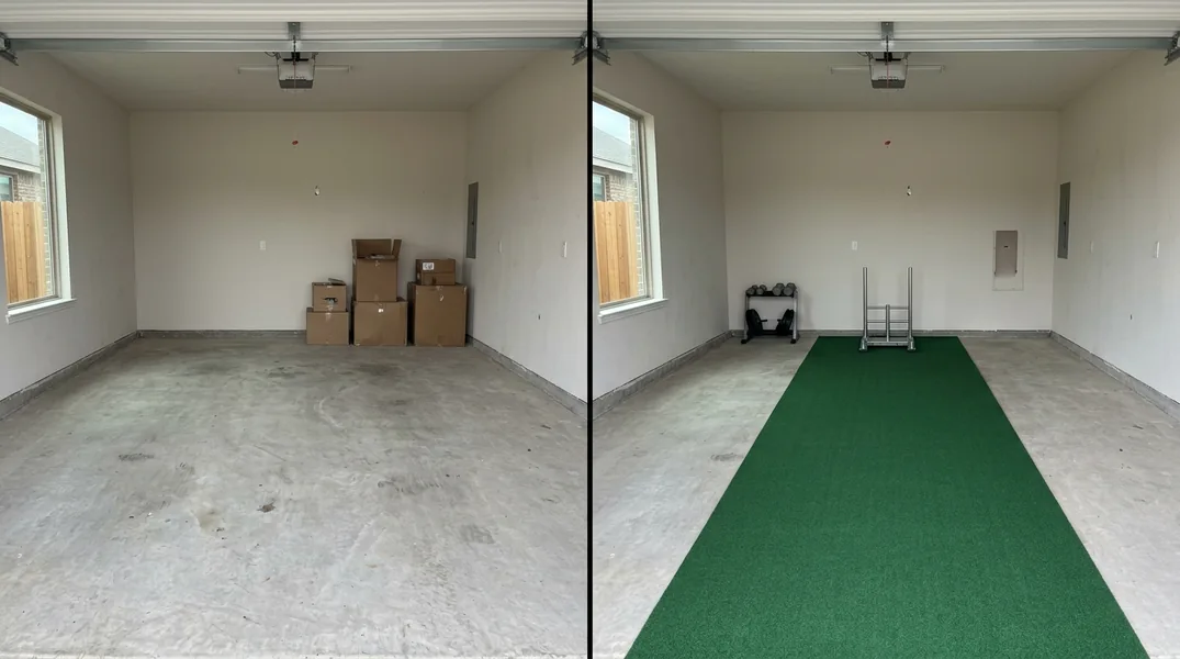 Result artificial grass installation in Houston - Houston Turf Installation